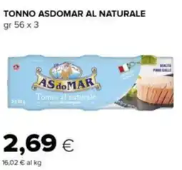 Oasi Tonno ASDOMAR al naturale offerta