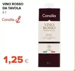 Tigre Consilia vino rosso da tavola offerta