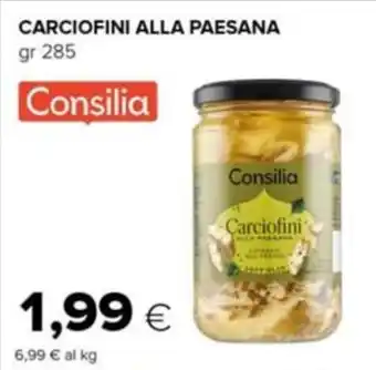 Oasi Carciofini alla paesana CONSILIA offerta
