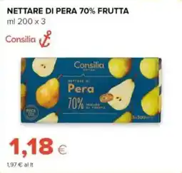 Tigre Consilia nettare di pera 70% frutta offerta