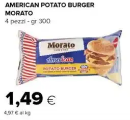 Oasi American potato burger MORATO offerta