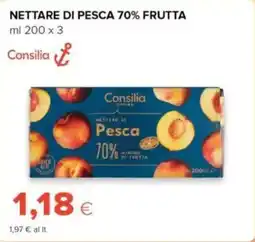 Tigre Consilia nettare di pesca 70% frutta offerta