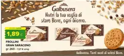 Oasi Frollini gran saraceno GALBUSERA offerta