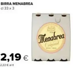 Oasi Birra MENABREA offerta