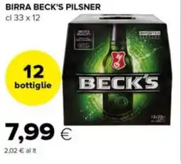 Oasi Birra BECK'S pilsner offerta