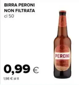 Oasi Birra PERONI non filtrata offerta