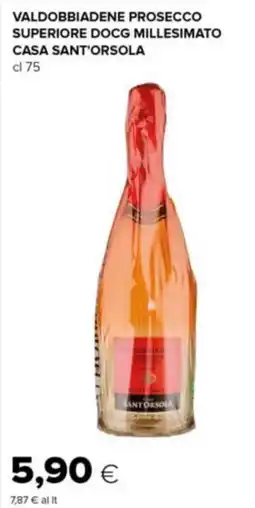 Oasi Valdobbiadene prosecco superiore docg millesimato casa SANT'ORSOLA offerta