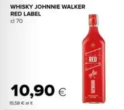 Oasi Whisky JOHNNIE WALKER red label offerta