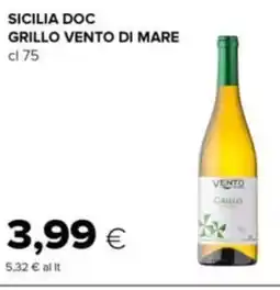 Oasi Sicilia doc grillo VENTO DI MARE offerta