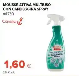 Tigre Consilia mousse attiva multiuso con candeggina spray offerta