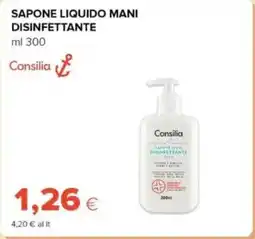 Tigre Consilia sapone liquido mani disinfettante offerta
