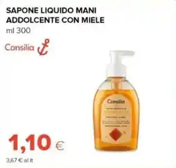 Tigre Consilia sapone liquido mani addolcente con miele offerta