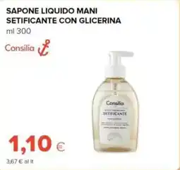 Tigre Consilia sapone liquido mani setificante con glicerina offerta