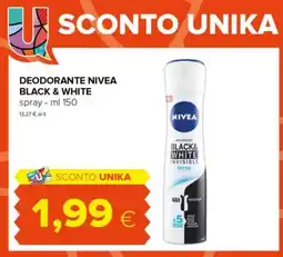 Oasi Deodorante NIVEA black & white offerta