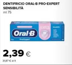 Oasi Dentifricio ORAL-B pro-expert sensibilità offerta