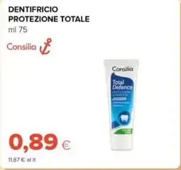 Tigre Consilia dentifricio protezione totale offerta