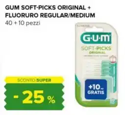 Oasi GUM Soft-picks original + fluoruro regular/medium offerta