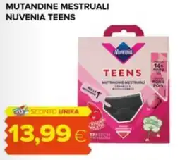 Oasi Mutandine mestruali NUVENIA TEENS offerta