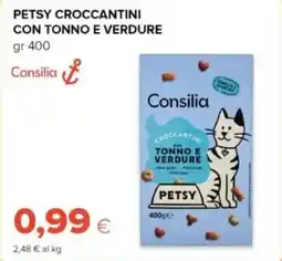 Tigre Consilia petsy croccantini con tonno e verdure offerta