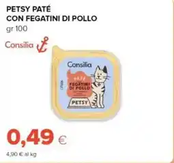 Tigre Consilia petsy paté con fegatini di pollo offerta