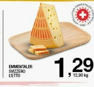 Sigma Emmentaler svizzero offerta