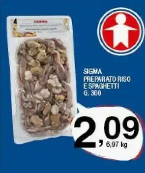 Sigma Sigma preparato riso e spaghetti 300 g(ml) offerta