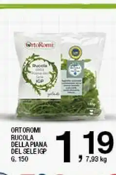 Ortoromi rucola della piana del sele igp