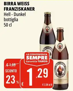Tigros Birra weiss FRANZISKANER offerta