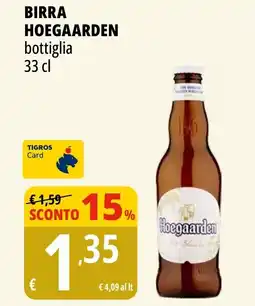 Tigros Birra HOEGAARDEN offerta