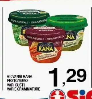 Sigma Pesto fresco di noci 140 g(ml) offerta