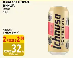 Tigros Birra non filtrata ICHNUSA offerta
