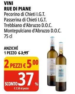 Tigros Vini RUE DI PIANE offerta