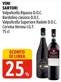 Tigros Vini SARTORI offerta
