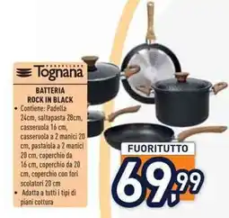 Unieuro Tognana BATTERIA ROCK IN BLACK offerta
