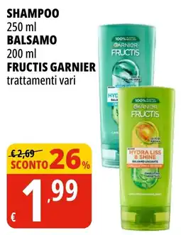 Tigros Shampoo-balsamo GARNIER FRUCTIS offerta