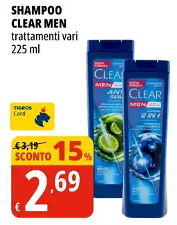 Tigros Shampoo CLEAR MEN offerta