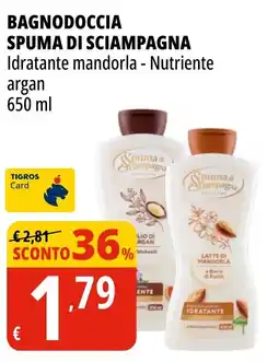 Tigros Bagnodoccia SPUMA DI SCIAMPAGNA offerta