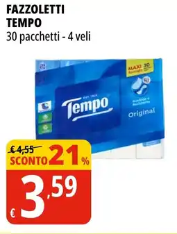 Tigros Fazzoletti TEMPO offerta