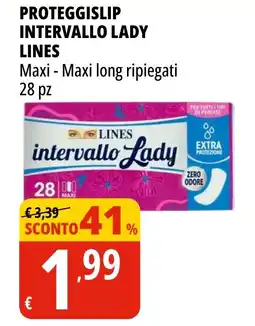 Tigros Proteggislip intervallo lady LINES offerta