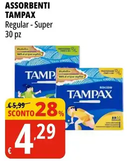 Tigros Assorbenti TAMPAX offerta