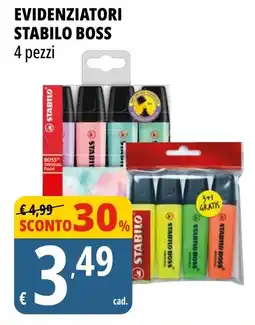 Tigros Evidenziatori STABILO BOSS offerta