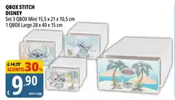 Tigros Qbox stitch disney offerta