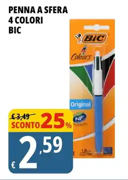 Tigros Penna a sfera 4 colori BIC offerta