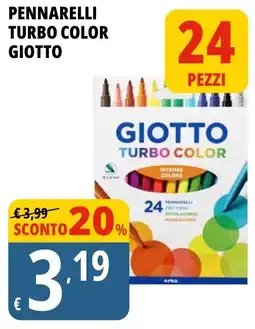 Tigros Pennarelli turbo color GIOTTO offerta