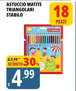 Tigros Astuccio matite triangolari STABILO offerta