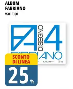 Tigros Album FABRIANO vari tipi offerta