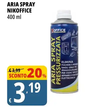 Tigros Aria spray NIKOFFICE offerta