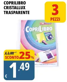 Tigros Coprilibro cristallux trasparente offerta