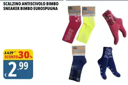 Tigros Scalzino antiscivolo bimbo sneaker bimbo eurospugna offerta