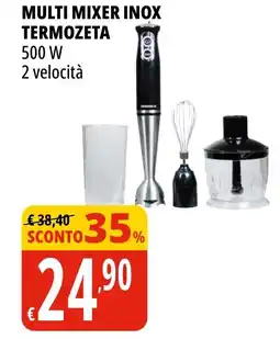 Tigros Multi mixer inox TERMOZETA offerta